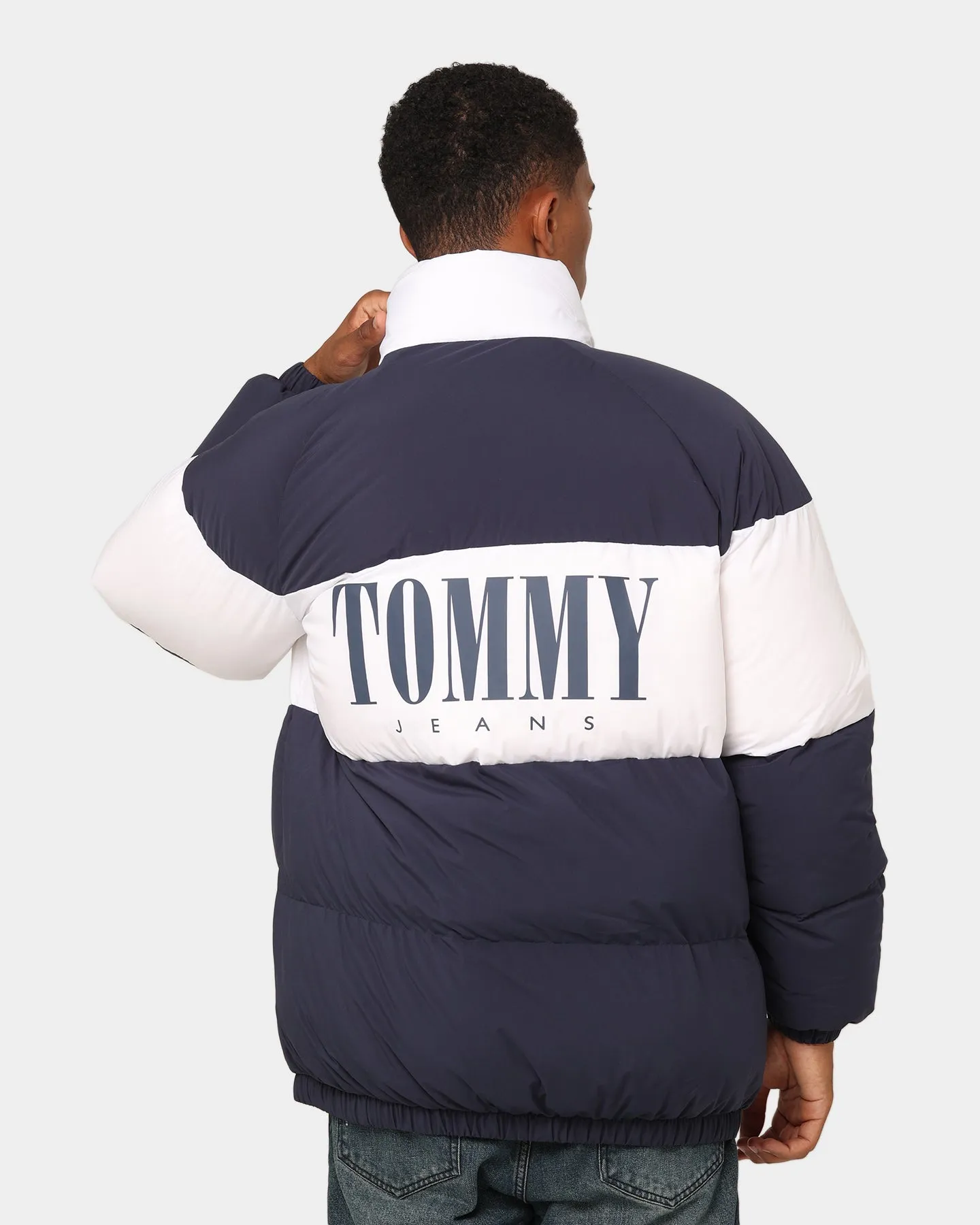 Tommy Jeans TJM Authentic Serif Puffer Jacket Twilight Navy