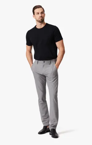 Verona Slim Leg Chino Pants In Grey Smart Sporty