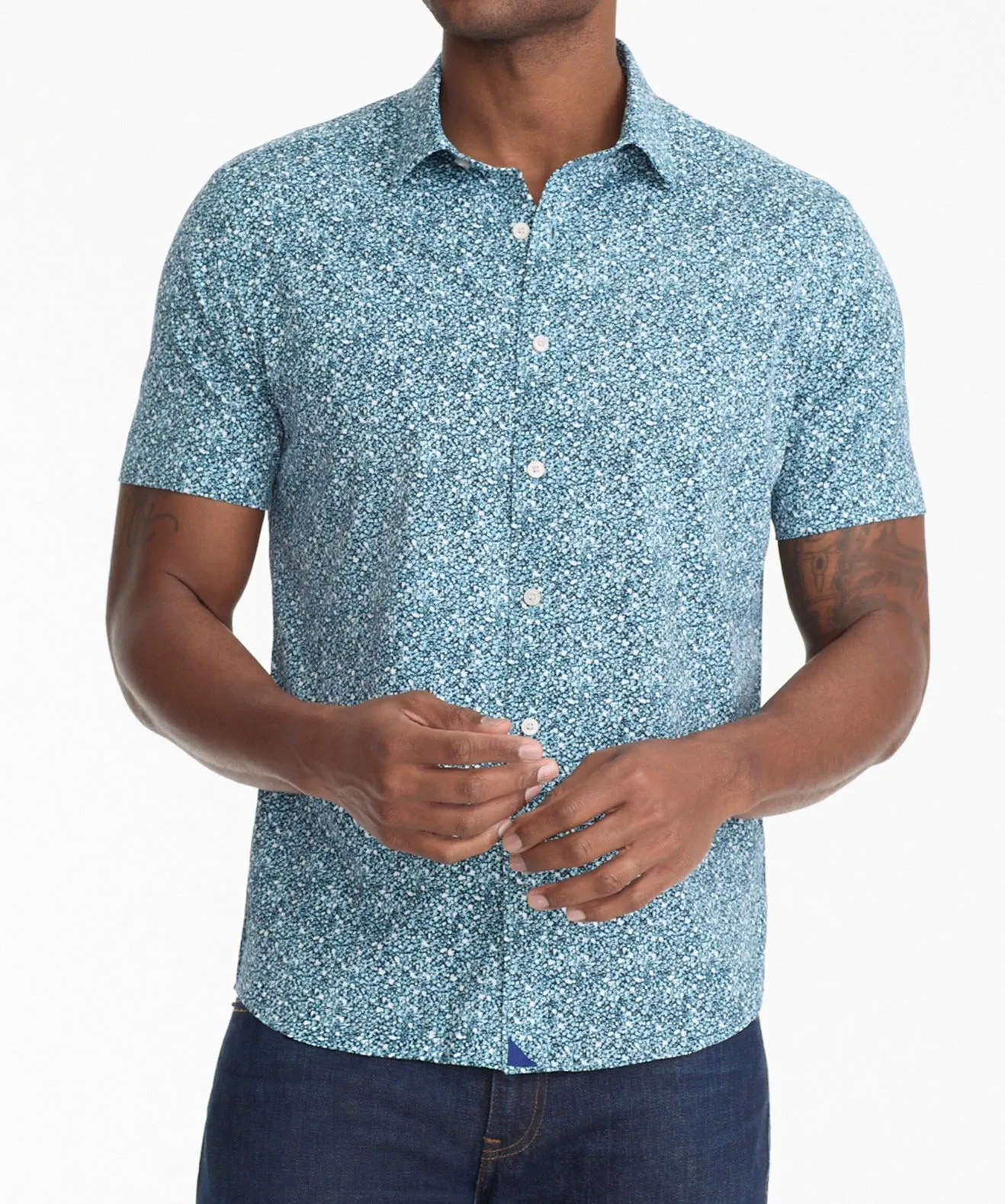 Wrinkle-Free Performance Short-Sleeve James Shirt - FINAL SALE